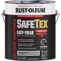 SafeTex&reg; Easy-Tread Acrylic Coating, 1 gal., Water-Based, Flat Finish/Textured, Grey Seagulf Marine Industries Inc.
