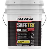 SafeTex&reg; Easy-Tread Acrylic Coating, 4 gal., Water-Based, Flat Finish/Textured, Yellow Seagulf Marine Industries Inc.