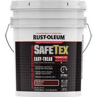 SafeTex&reg; Easy-Tread Acrylic Coating, 4 gal., Water-Based, Flat Finish/Textured, Red Seagulf Marine Industries Inc.