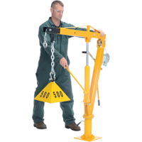 Winch Operated Truck Jib Crane, 1000 lbs. (0.5 tons) Capacity, 86-1/2" Max. Clearance Seagulf Marine Industries Inc.