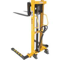 Manual Hydraulic Stacker, Hand Pump Operated, 2000 lbs. Capacity, 63" Max Lift Seagulf Marine Industries Inc.