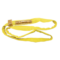 Polyester Round Sling, Yellow, 2-1/2" W x 3' L, 9000 lbs. Vertical Load Seagulf Marine Industries Inc.
