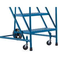 CSA-Certified Rolling Step Ladder, 5 Steps, 22" Step Width, 46" Platform Height, Steel Seagulf Marine Industries Inc.