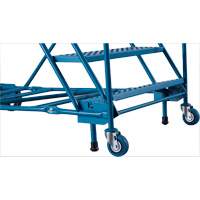 CSA-Certified Rolling Step Ladder with Locking Step, 8 Steps, 30" Step Width, 72" Platform Height, Steel Seagulf Marine Industries Inc.