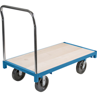 Heavy-Duty Platform Truck, 48" L x 24" W, 2500 lbs. Capacity, Nylon Casters Seagulf Marine Industries Inc.