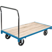 Heavy-Duty Platform Truck, 60" L x 30" W, 2000 lbs. Capacity, Rubber Casters Seagulf Marine Industries Inc.