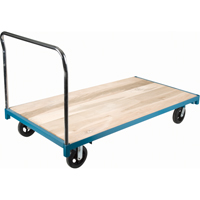 Heavy-Duty Platform Truck, 72" L x 36" W, 2000 lbs. Capacity, Rubber Casters Seagulf Marine Industries Inc.