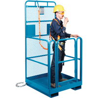 Nacelle &eacute;l&eacute;vatrice pour travail en hauteur, 36" x 36" x 72" h, Capacit&eacute; de 1000 lb, Acier Seagulf Marine Industries Inc.