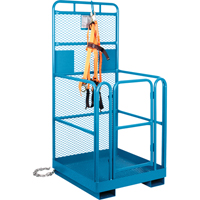 Nacelle &eacute;l&eacute;vatrice pour travail en hauteur, 36" x 36" x 72" h, Capacit&eacute; de 1000 lb, Acier Seagulf Marine Industries Inc.