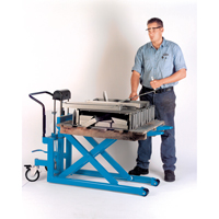 Hydraulic Skid Scissor Lift/Table, 42-1/2" L x 20-1/2" W, Steel, 1000 lbs. Capacity Seagulf Marine Industries Inc.