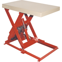 Scissor Lift Table, Steel, 36" L x 20" W, 1100 lbs. Capacity Seagulf Marine Industries Inc.
