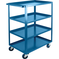 Heavy-Duty Shelf Carts, 4 Tiers, 24" W x 48" H x 39" D, 1200 lbs. Capacity Seagulf Marine Industries Inc.