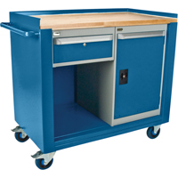 Industrial Duty Mobile Service Workbenches, Wood Surface Seagulf Marine Industries Inc.