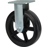 Mold-on Caster, Rigid, 8" (203.2 mm), Rubber, 660 lbs. (299 kg.) Seagulf Marine Industries Inc.