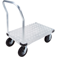 Aluminum Platform Truck, 24" W x 36" L, 1400 lbs. Cap., Pneumatic Wheels Seagulf Marine Industries Inc.