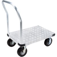Aluminum Platform Truck, 24" W x 36" L, 1100 lbs. Cap., Flat Free Wheels Seagulf Marine Industries Inc.