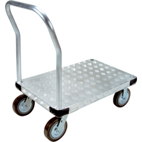 Aluminum Platform Truck, 24" W x 36" L, 4000 lbs. Cap., Polyurethane Wheels Seagulf Marine Industries Inc.