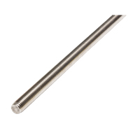 Threaded Rod, 1/4"-20, 36" L, Stainless Steel, Grade 18-8 Grade Seagulf Marine Industries Inc.