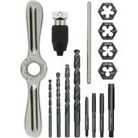 Tap and Die Set with Hex-Lok 2-in-1 Handle, 15 Pieces Seagulf Marine Industries Inc.