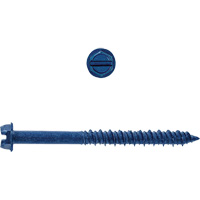 Hex Washer Slot SD Concrete Screws, 3/16" x 1-1/4" L, Zinc Plate Seagulf Marine Industries Inc.