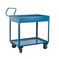 Deep Lipped Service Cart, 2 Tiers, 24" W x 47" H x 36" D, 1200 lbs. Capacity Seagulf Marine Industries Inc.