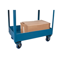 Deep Lipped Service Cart, 2 Tiers, 24" W x 47" H x 36" D, 1200 lbs. Capacity Seagulf Marine Industries Inc.