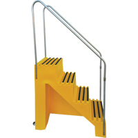 Industrial Step Stool, 4 Steps, 43" x 22-1/2" x 66" High Seagulf Marine Industries Inc.