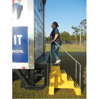 Industrial Step Stool, 4 Steps, 43" x 22-1/2" x 66" High Seagulf Marine Industries Inc.