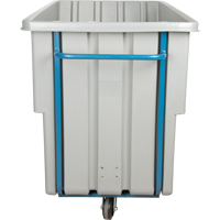 Chariot basculeur en acier, Poly&eacute;thyl&egrave;ne, 1,1 vg³, Capacit&eacute; de charge de 1250 lb Seagulf Marine Industries Inc.