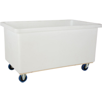 Straight Wall Box Truck, White Polyethylene, 57" L x 34" W x 33" H, 22 cu. ft. Volume, 600 lbs. Capacity Seagulf Marine Industries Inc.