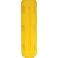 Slim Column Protector, 3" x 3" Inside Opening, 12" L x 12" W x 42" H, Yellow Seagulf Marine Industries Inc.
