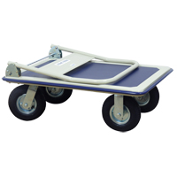 Folding Handle Platform Truck, Steel, 660 lbs., 35" L x 23" W, 43.5" High Seagulf Marine Industries Inc.