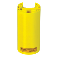 Butoir en poly pour rayonnage, 5" la x 6" lo x 8" h, Jaune Seagulf Marine Industries Inc.