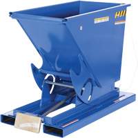 Self-Dumping Hopper, Steel, 1/3 cu.yd., Blue Seagulf Marine Industries Inc.