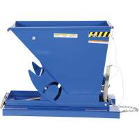 Self-Dumping Hopper, Steel, 1/3 cu.yd., Blue Seagulf Marine Industries Inc.