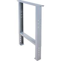 Pattes d'&eacute;tabli pour service industriel, Acier, 24" p x 34" h, Simple Seagulf Marine Industries Inc.