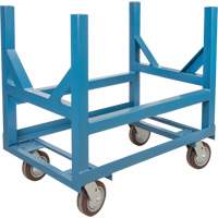 Pipe & Bar Cradle Truck, 24" L x 24" W x 34" H, 2500 lbs. Capacity, Polyurethane Wheels Seagulf Marine Industries Inc.