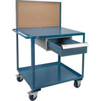 Mobile Service Cart, 2 Tiers, 24" W x 57" H x 40" D, 1200 lbs. Capacity Seagulf Marine Industries Inc.