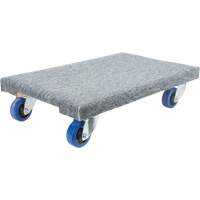 Medium-Duty Solid Wood Dollies, Polyolefin Wheels, 900 lbs. Capacity, 18" W x 24" D x 7" H Seagulf Marine Industries Inc.