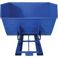 Conteneur autobasculeur, Acier, 4 vg³, Bleu Seagulf Marine Industries Inc.