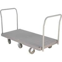 Heavy Duty Plastic Platform Truck, 60" L x 30" W, 3000 lbs. Cap., Polyurethane Wheels Seagulf Marine Industries Inc.