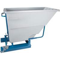 Self-Dumping Hopper, Polyethylene, 1-1/10 cu.yd, Grey Seagulf Marine Industries Inc.