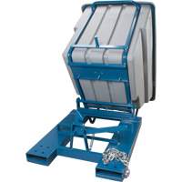 Self-Dumping Hopper, Polyethylene, 1-1/10 cu.yd, Grey Seagulf Marine Industries Inc.