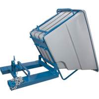 Self-Dumping Hopper, Polyethylene, 1-1/10 cu.yd, Grey Seagulf Marine Industries Inc.
