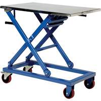 Manual Scissor Lift Table, 37" L x 23-1/2" W, Steel, 660 lbs. Capacity Seagulf Marine Industries Inc.