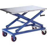 Manual Scissor Lift Table, 37" L x 23-1/2" W, Steel, 660 lbs. Capacity Seagulf Marine Industries Inc.