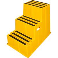 Industrial Step Stool, 3 Steps, 34-13/16" x 22-7/16" x 28-1/2" High Seagulf Marine Industries Inc.