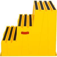 Industrial Step Stool, 3 Steps, 34-13/16" x 22-7/16" x 28-1/2" High Seagulf Marine Industries Inc.