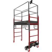 Complete Motorized Buildman 6' Baker Scaffold Kit, 31" D x 118-3/4" H Seagulf Marine Industries Inc.