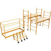 Complete 12' Drywall Baker Scaffold Tower Set, 58-1/2" D x 183" H Seagulf Marine Industries Inc.